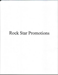 ROCK STAR PROMOTIONS