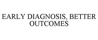 EARLY DIAGNOSIS, BETTER OUTCOMES