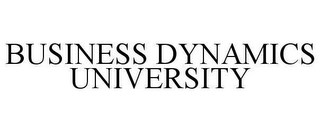 BUSINESS DYNAMICS UNIVERSITY