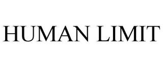 HUMAN LIMIT