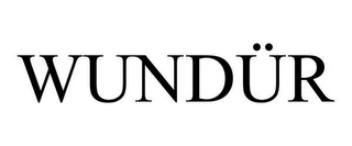 WUNDÜR