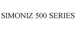 SIMONIZ 500 SERIES