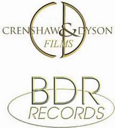 CD CRENSHAW & DYSON FILMS BDR RECORDS