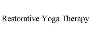 RESTORATIVE YOGA THERAPY