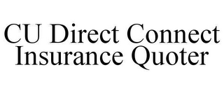 CU DIRECT CONNECT INSURANCE QUOTER