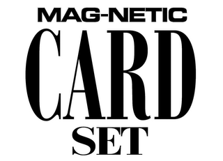 MAG-NETIC CARD SET