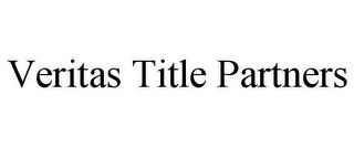 VERITAS TITLE PARTNERS