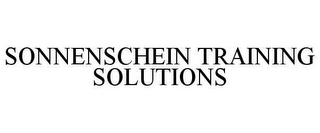 SONNENSCHEIN TRAINING SOLUTIONS