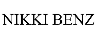 NIKKI BENZ