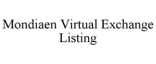 MONDIAEN VIRTUAL EXCHANGE LISTING