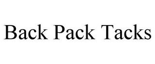 BACK PACK TACKS