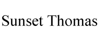 SUNSET THOMAS
