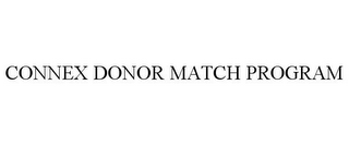 CONNEX DONOR MATCH PROGRAM