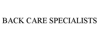 BACK CARE SPECIALISTS