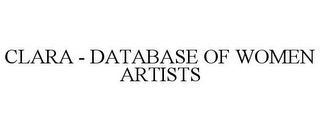 CLARA - DATABASE OF WOMEN ARTISTS