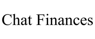 CHAT FINANCES