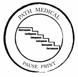 PATH MEDICAL PAUSE PRINT ELECTROPAUSE CARDIOPAUSE OSTEOPAUSE ANDROPAUSE MENOPAUSE DERMAPAUSE