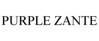 PURPLE ZANTE