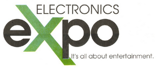 ELECTRONICS EXPO IT'S ALL ABOUT ENTERTAINMENT.