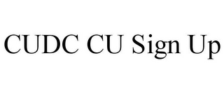 CUDC CU SIGN UP