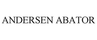 ANDERSEN ABATOR