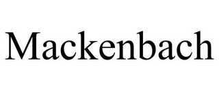 MACKENBACH