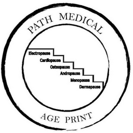 PATH MEDICAL AGE PRINT ELECTROPAUSE CARDIOPAUSE OSTEOPAUSE ANDROPAUSE MENOPAUSE DERMAPAUSE