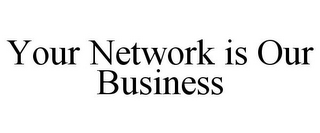 YOUR NETWORK IS OUR BUSINESS