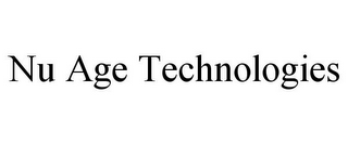 NU AGE TECHNOLOGIES