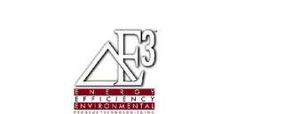 E3 ENERGY EFFICIENCY ENVIRONMENTAL PEGASUS TECHNOLOGIES, INC.