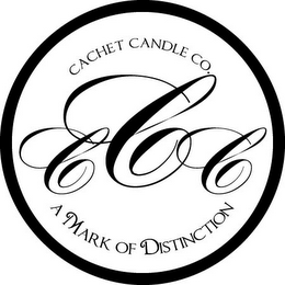 CCC CACHET CANDLE CO.  A MARK OF DISTINCTION