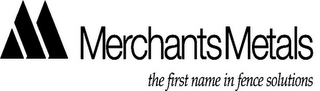 M MERCHANTS METALS THE FIRST NAME IN FENCE SOLUTIONS