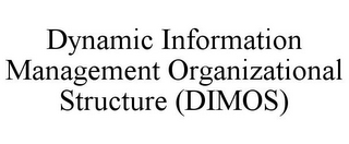 DYNAMIC INFORMATION MANAGEMENT ORGANIZATIONAL STRUCTURE (DIMOS)