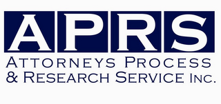 APRS ATTORNEYS PROCESS & RESEARCH SERVICE INC.