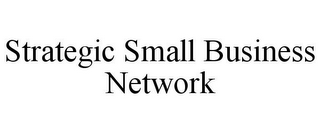 STRATEGIC SMALL BUSINESS NETWORK