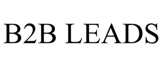 B2B LEADS
