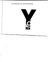 YMEN FOR MENS FACES, HAIR, AND BODY PRODUCTS