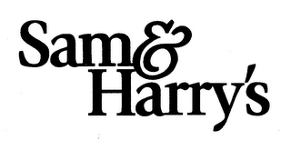 SAM & HARRY'S