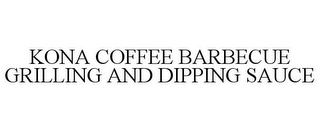 KONA COFFEE BARBECUE GRILLING AND DIPPING SAUCE