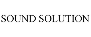 SOUND SOLUTION