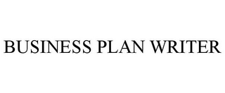 BUSINESS PLAN WRITER