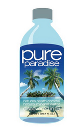 PURE PARADISE NATURES HEALTH COCKTAIL NATURAL MINERAL WATER DISCOVERED IN FIJI