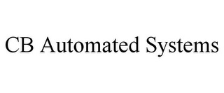 CB AUTOMATED SYSTEMS