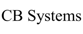 CB SYSTEMS