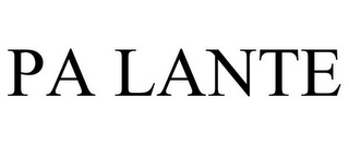 PA LANTE