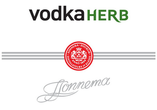 VODKA HERB SONNEMA SONNEMA · DOCKUM · DISTILLATEURS 1E KLASSE ANNO 1860