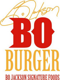 BO JACKSON BO BURGER BO JACKSON SIGNATURE FOODS