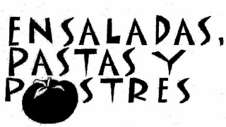 ENSALADAS, PASTAS Y POSTRES