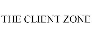 THE CLIENT ZONE