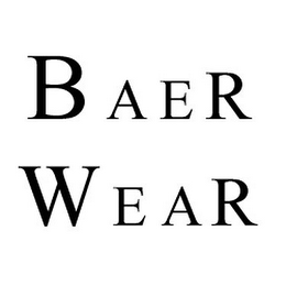 BAER WEAR